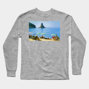 Agios Gordios Beach Long Sleeve T-Shirt